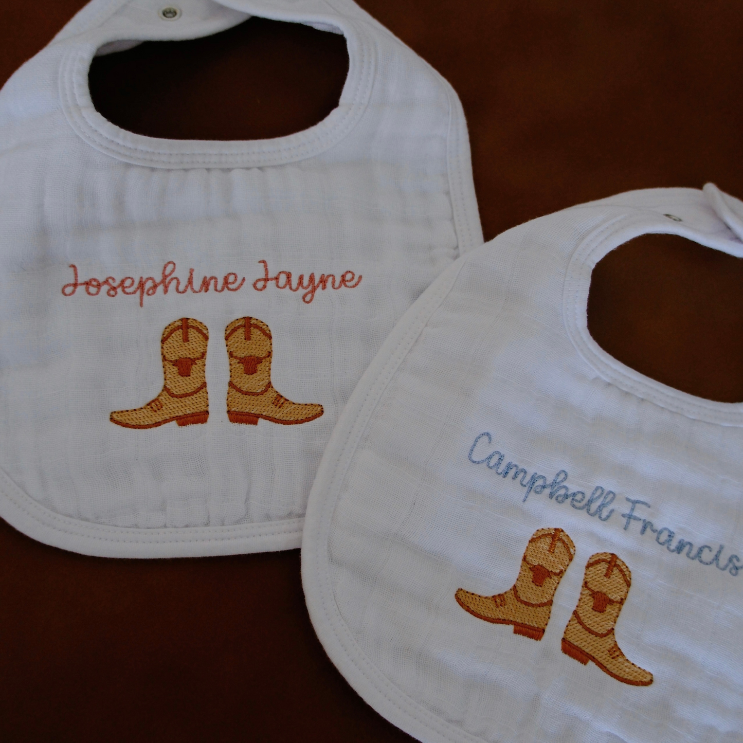 Custom Texas Longhorn Boot Bib