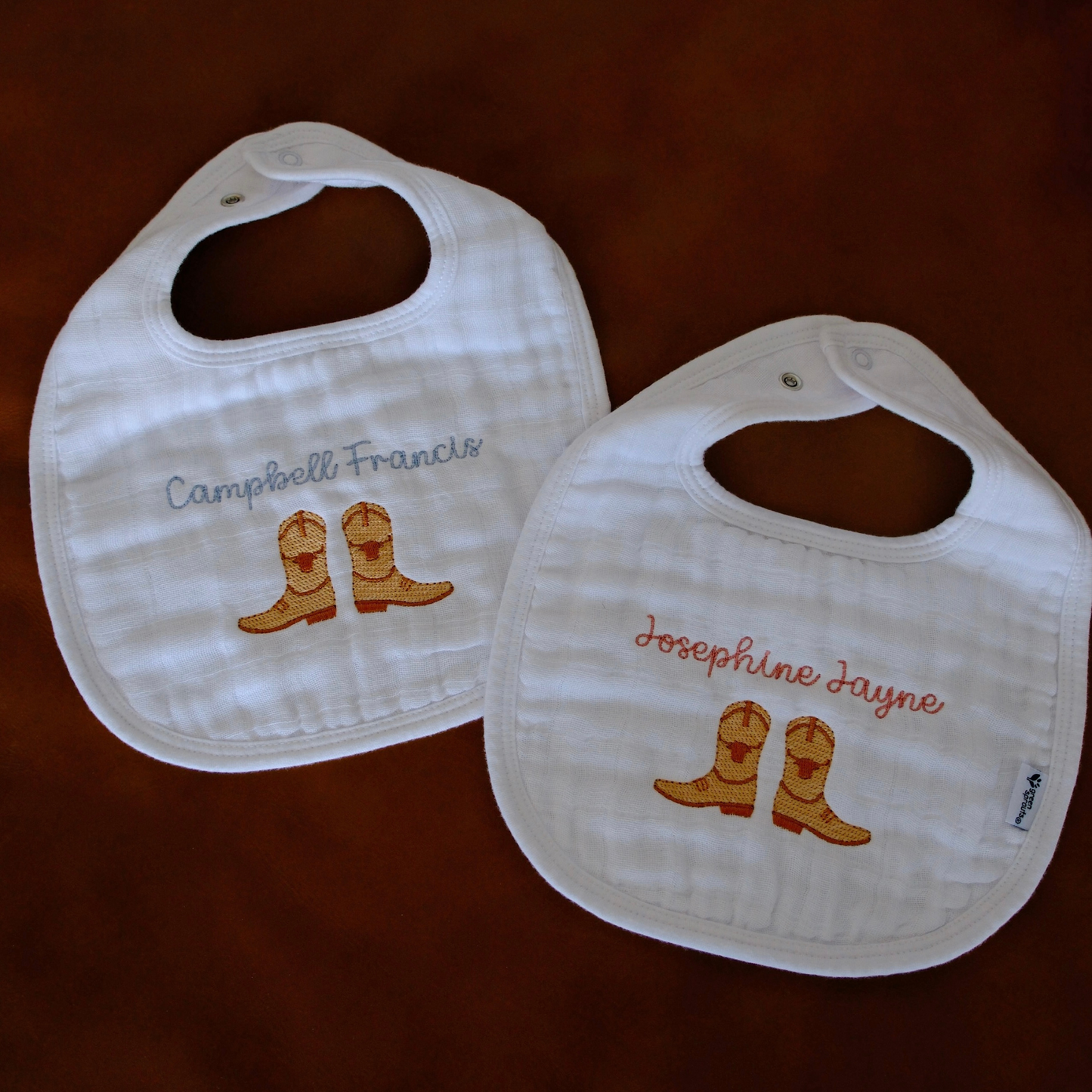 Custom Texas Longhorn Boot Bib