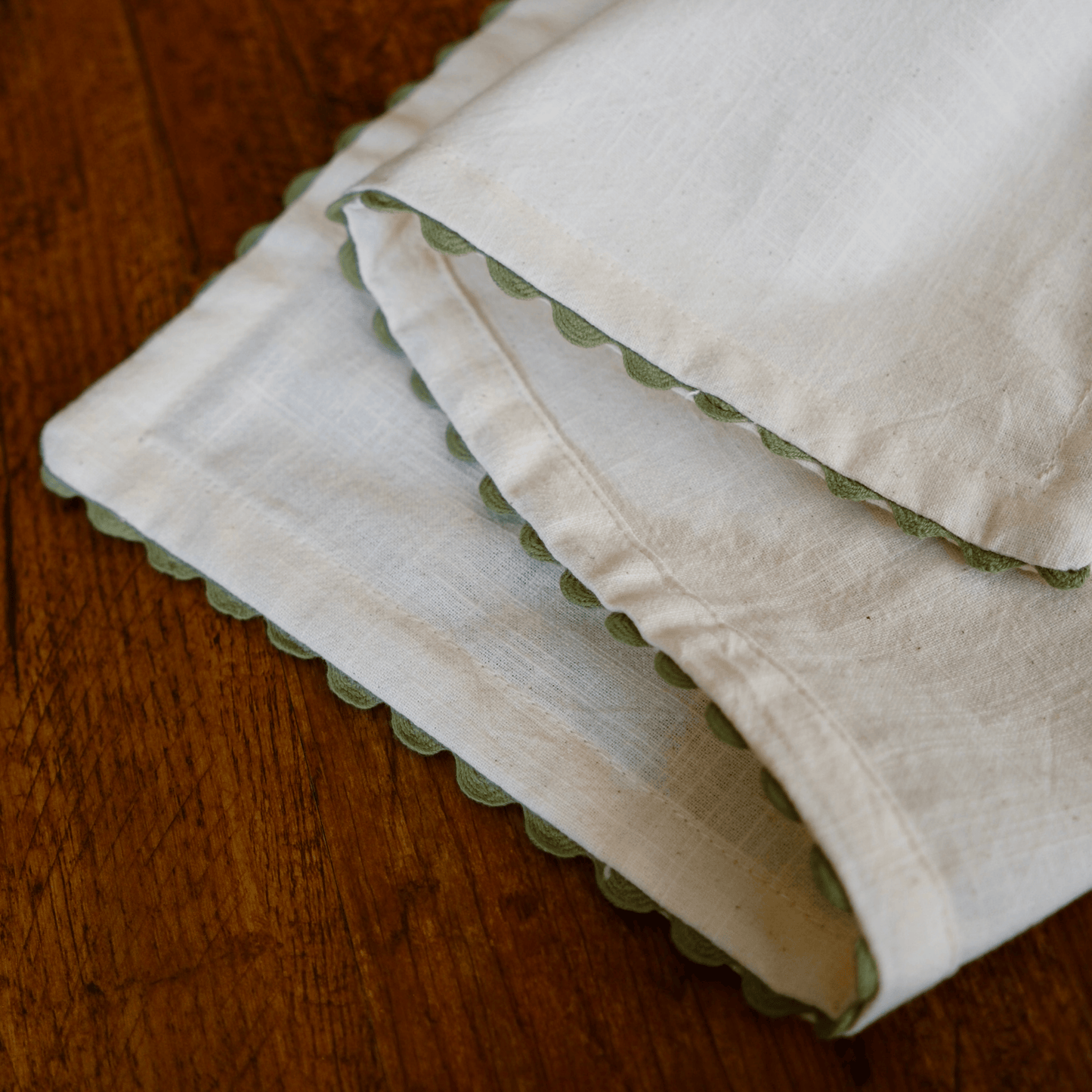 Custom Cocktail Scalloped-Edge Tea Towel